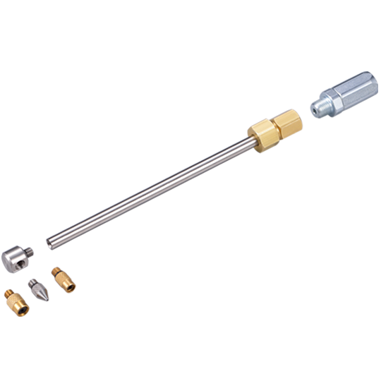 FlexLube™ Multi-Fit Grease Pipe - Straight Version w/ Anti-Kink Hose Swivel